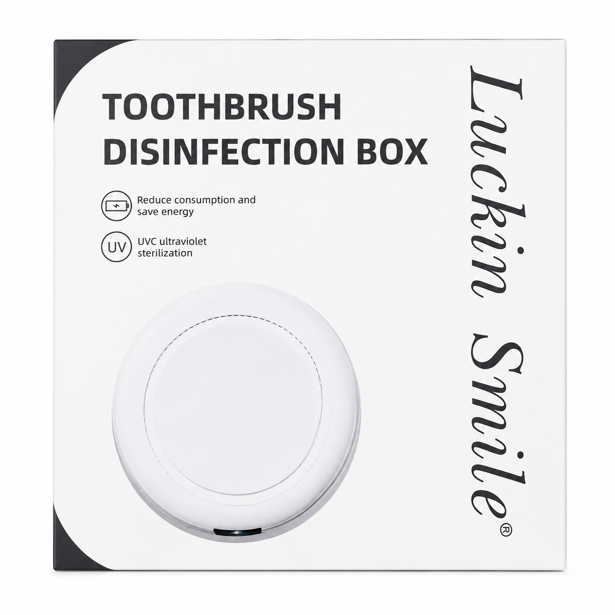 Luckin Smile UVC Toothbrush Disinfection Box – Sanitizer & Dryer
