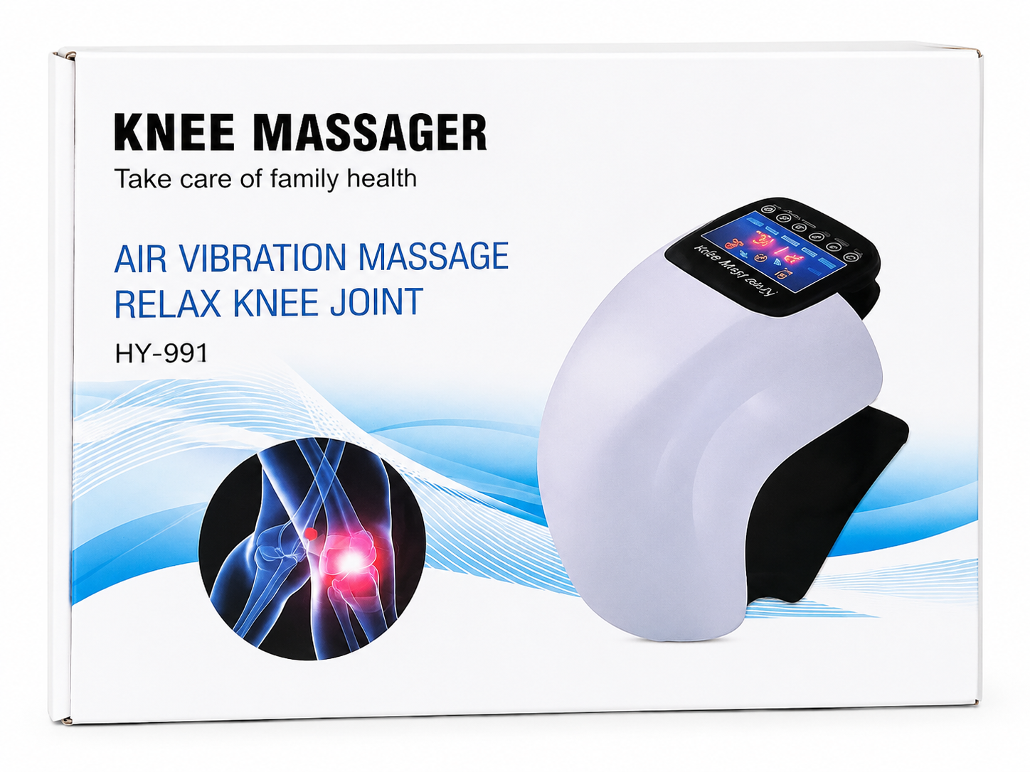 HY-991 Air Vibration Knee Massager – Knee Joint Relaxation Massager