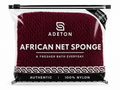 ADETON African Net Sponge – Burgundy Exfoliating Bath Sponge